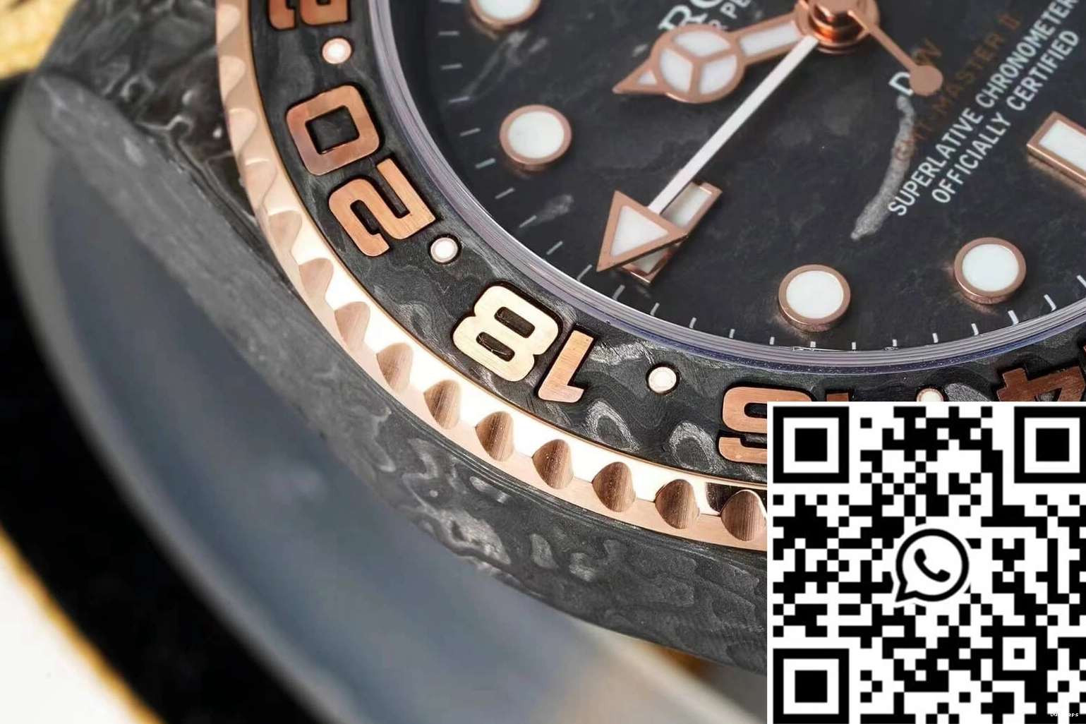 Diw Strap II Fabric Fiber Yellow GMT-MASTER Rolex Carbon 0418